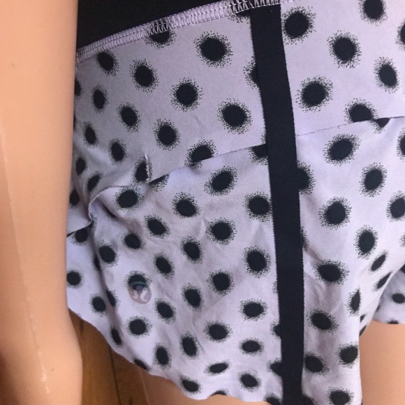 Lululemon Run: Speed Short Naked Seam purple & black Size 2 - Picture 9 of 13